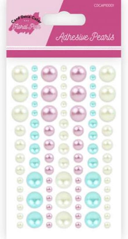 Plakparels - Floral Pink van Card Deco Color