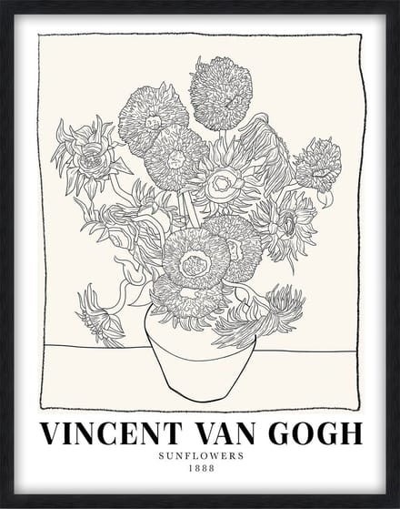 Schilderij met frame Vincent van Gogh