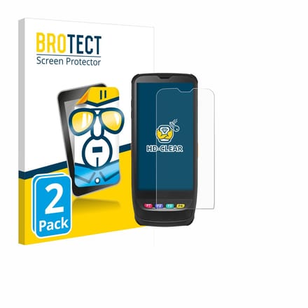 BROTECT - Screenprotector voor Casio IT-G650 - Folie Beschermfolie transparant 2 Stuks