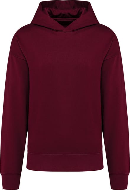 Kariban Oversized fleece sweater met capuchon K4018 - Wine - M
