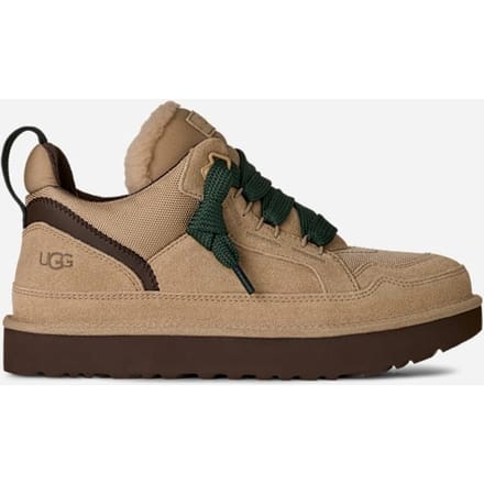 UGG® Lowmel Trainer in Mustard Seed/Molasses, Size 9, Suede/Textile/Recycled Materials