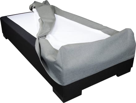 Slaaploods.nl Boxspring Hoes - 180 x 210 cm - Hoogte 30 cm - Grijs I91