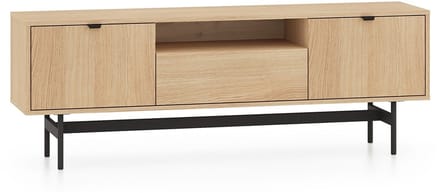 Selsey Heggers – TV-meubel met 3 deuren - Mavelie eiken - 150cm