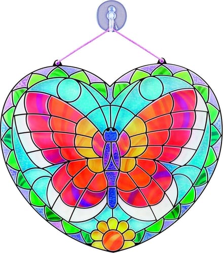 Melissa & Doug - Glas in lood - Butterfly - Knutselset