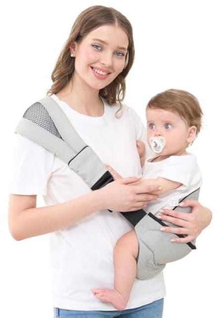 Ergonomische Babyhouder voor Peuters met Verstelbare Gevoerde Lus