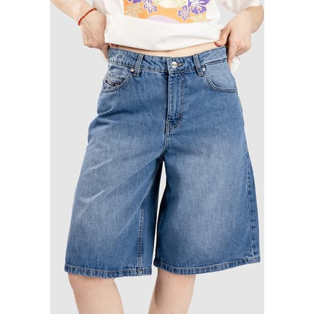 REELL Sienna Baggy Korte Broek blauw