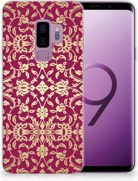 Siliconen Hoesje Samsung Galaxy S9 Plus Barok Pink