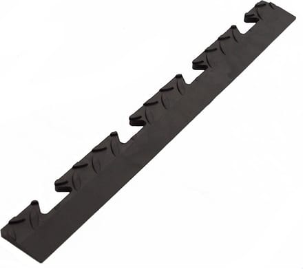 PVC kliktegel randstuk female zwart