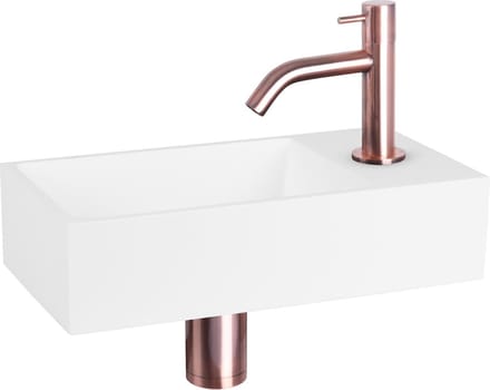 Differnz Fonteinset Mix&match Solid S Gebogen Rood Koper