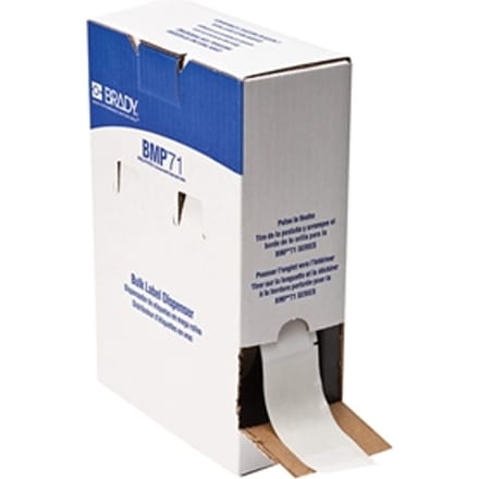Brady BM-33-427 vinyl labels wit | 38,10 mm x 101,60 mm (origineel)