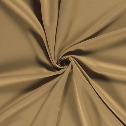 Naaistof Burlington (Texture, Bi-Stretch, Terlenka) - 100% Polyester - Camel / Licht Bruin - 100cm lang bij 147cm breed - 1 meter