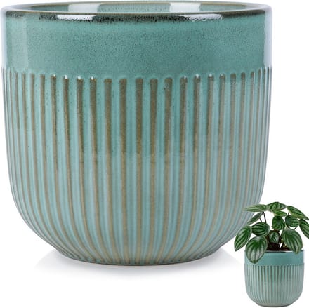 Bloempot Porselein Groen 17 cm - Plantenpot