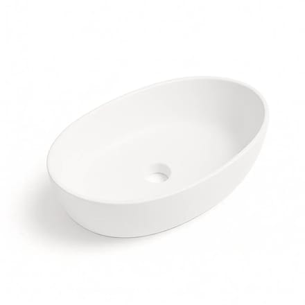 DutchLine – Ellips Waskom – Mat Wit