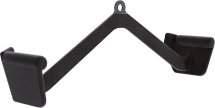 Gorilla Sports Brede Roeigreep - Zwart - Rubber Coating - Handgreep - Anti-slip
