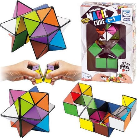 Clown Games Clown Magic Puzzle Cube 2-in-1 3D Puzzels