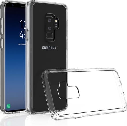 BMAX TPU hard case hoesje geschikt voor Samsung Galaxy S9 Plus / Hard cover - Transparant