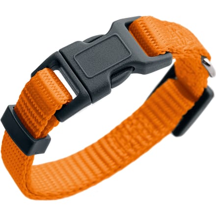 HUNTER Halsband London Oranje Vario Basic Maat S: 24-36cm Halsomvang, B10mm Hond