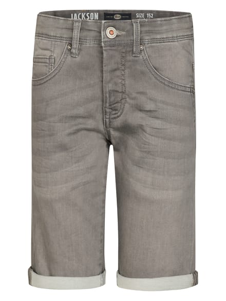 Petrol Industries - Jongens Jackson denim jogger short Gonzaga - Grijs