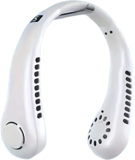 Bovista Nekventilator - Draagbare Gezichtsventilator - Neck Fan - Met Koeling - Hals - Hoofd - Wit