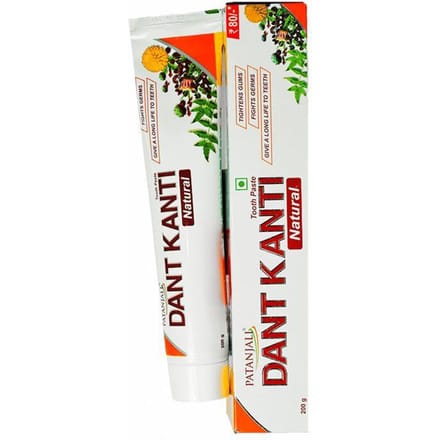 Toothpaste Patanjali Ayurved Dant Kanti Natural 200 g 1 pcs.