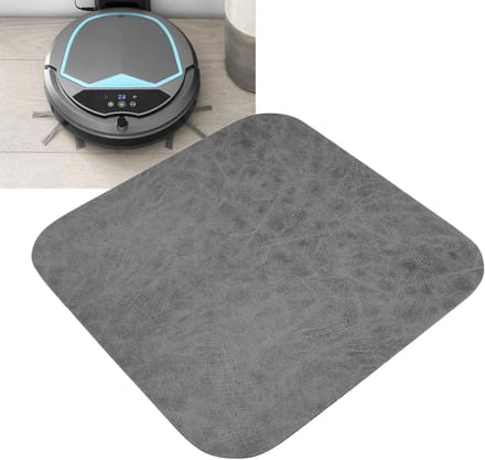 Absorberende Mat - Robotstofzuiger Mat - Vloer Beschermen - Universele Pasvorm - 45 x 45 cm - Grijs