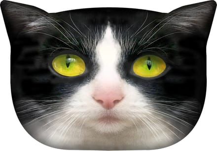 Bertoni - Design  met kat motief sierkussen met verborgen ritssluiting en vulling Kussen Panda