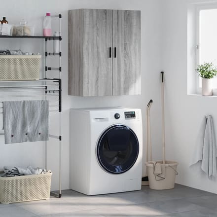 vidaXL Bovenkast 69,5x34x90 cm grijs sonoma eikenkleurig