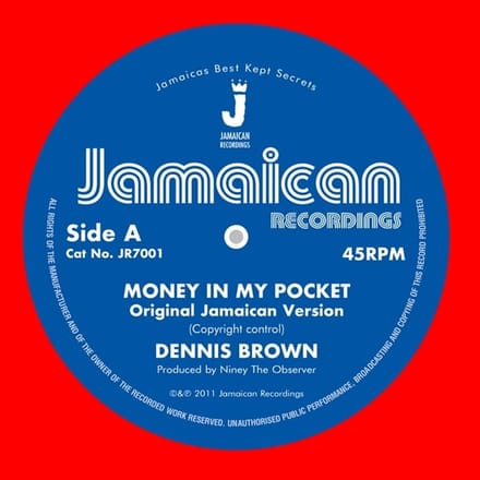 Dennis Brown - Money In My Pocket (7" Single)