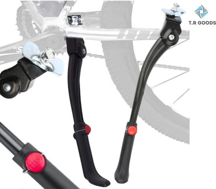 T.R Goods. Fietsstandaard Verstelbaar - Universeel - Zwart - Robuust Aluminium