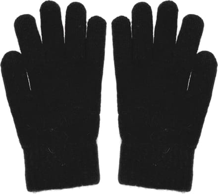 Dames handschoenen van extra zacht wol - zwart