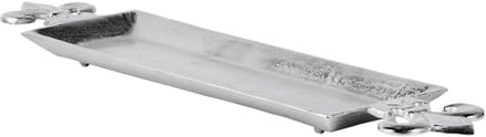 Michael Noll - Dienblad - Lelie - Zilver - Aluminium - 67x15x3 cm