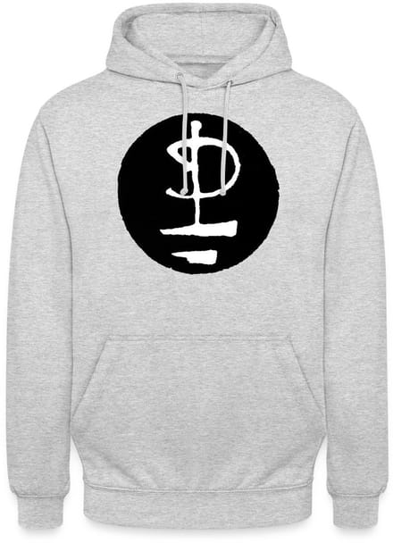 Pink Floyd Logo Zwart Wit Hoodie Unisex