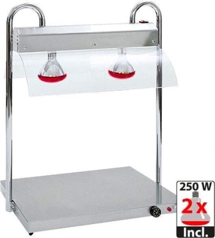Warmhoudplaat GN2/1 M/Brug 710200 - Horeca & Professioneel