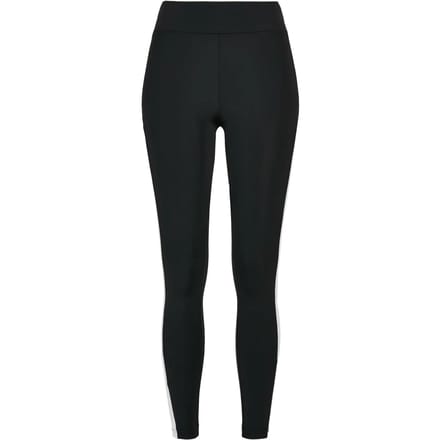 Urban Classics - Color Block Sportlegging - XS - Zwart/Wit