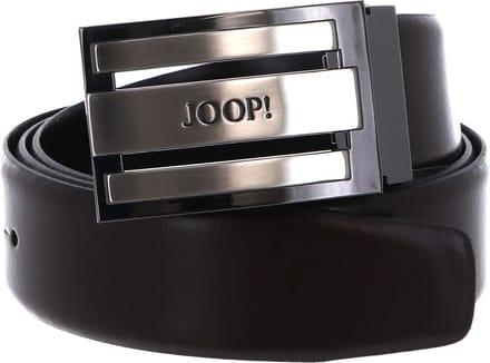 JOOP! Leren Riem Coll. Belt Adjustable 3,5 CM W80 D`Brown Donkerbruin