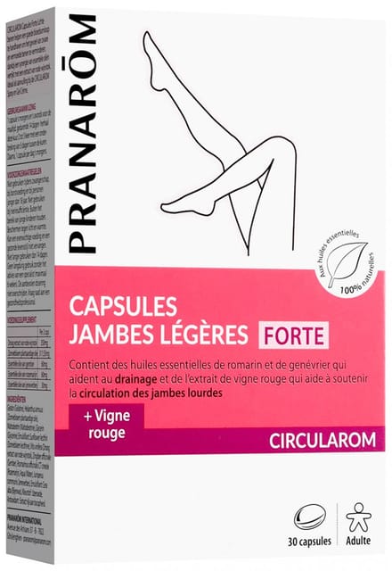 Pranarôm Circularom Capsules Forte Jambes Légères 30 Capsules