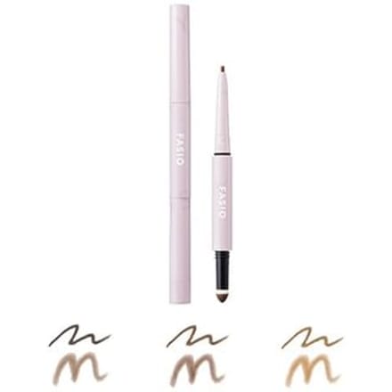 Kose - Fasio Pencil & Powder Eyebrow 03 Light Brown