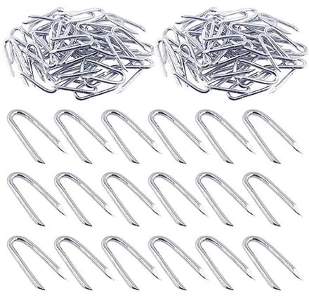 200 Stuks 3/2 " - 0.16 " × 1.57" Staaldraad Hek Nietjes voor Omheiningen
