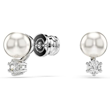 Swarovski 'Matrix' Dames Stud Oorbellen van Basismetalen - Zilver 5694225