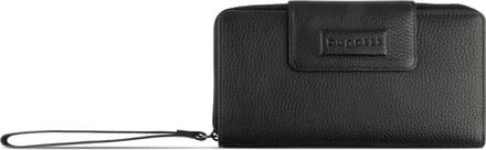 Bugatti Elsa Portemonnee RFID-bescherming Leer 19 cm - Dames - Horizontaal - schwarz