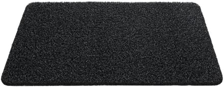 Hamat Mat Curly 80x60 cm - Deurmat - Zwart