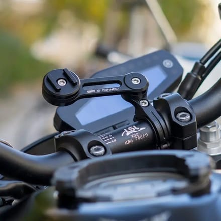 Smartphone steun moto Sp-Connect Pack Complet Sp-Connect Moto Bundle Fixé Sur Guidon Samsung S21+