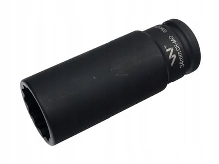 Slagdoppensleutel 3/4" 12-kant CrMo 34mm extra alleen 120mm