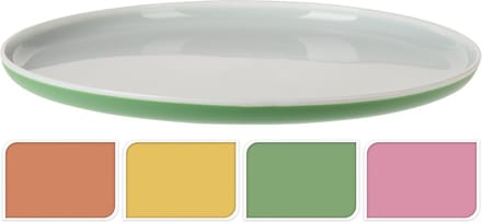 Bord 25 cm Kunststof - Oranje