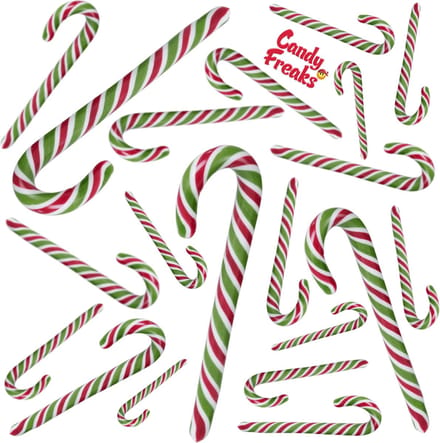Zuurstokken - 20 stuks - Groen / Rood / Wit - Candy cane - Kerst - Zuurstok - Kerstdecoratie