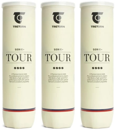 Tretorn Serie Plus Tour Tennisballen 3-pack
