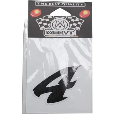 Mini motorfiets stickers Meryt Numero 4
