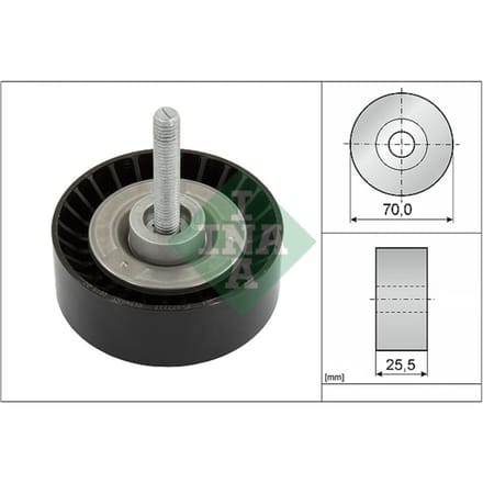 Schaeffler Ina Rondsel/geleiderpoelie, V-riem INA 532 0652 10