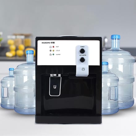 Waterdispenser - Warme koude drank - Direct water bij - Snelle verwarming koeling - 36 cm hoog - Wit