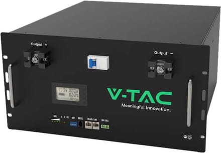 V-TAC VT-48200B binnenbatterijen - IP20 - 9,6kWh